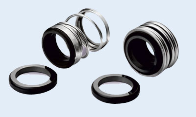 elastomer rubber bellow non-pusher seals